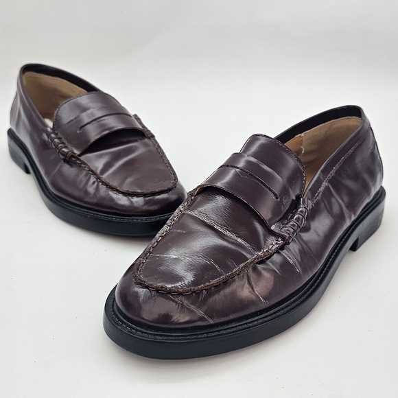 Steve Madden Madison Penny Loafer Burgundy Box Size 9 - wpequipmentugltd.com